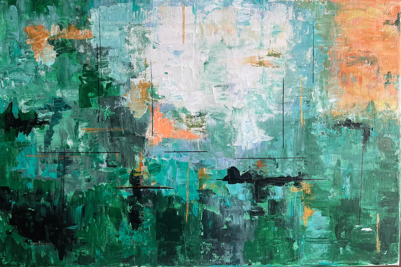 Gardens 60x40cm