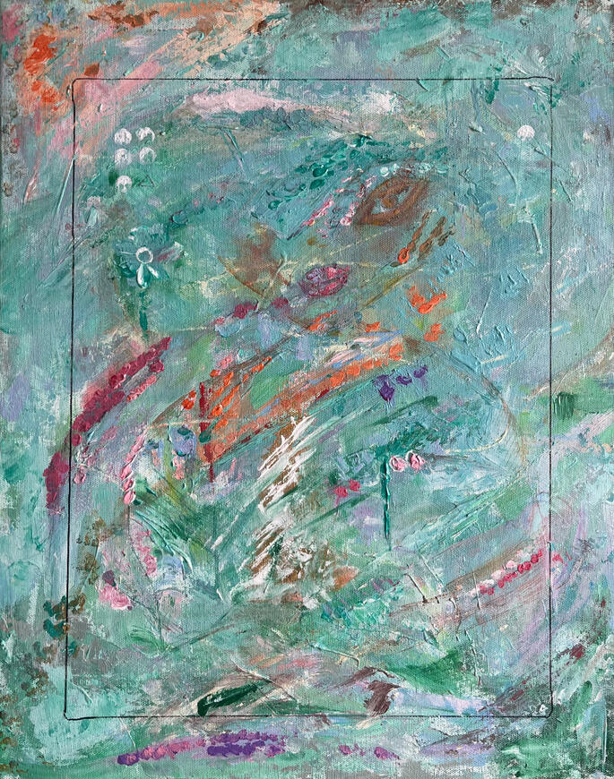 Whispers of Spring Flowers 50x40cm (350EUR)