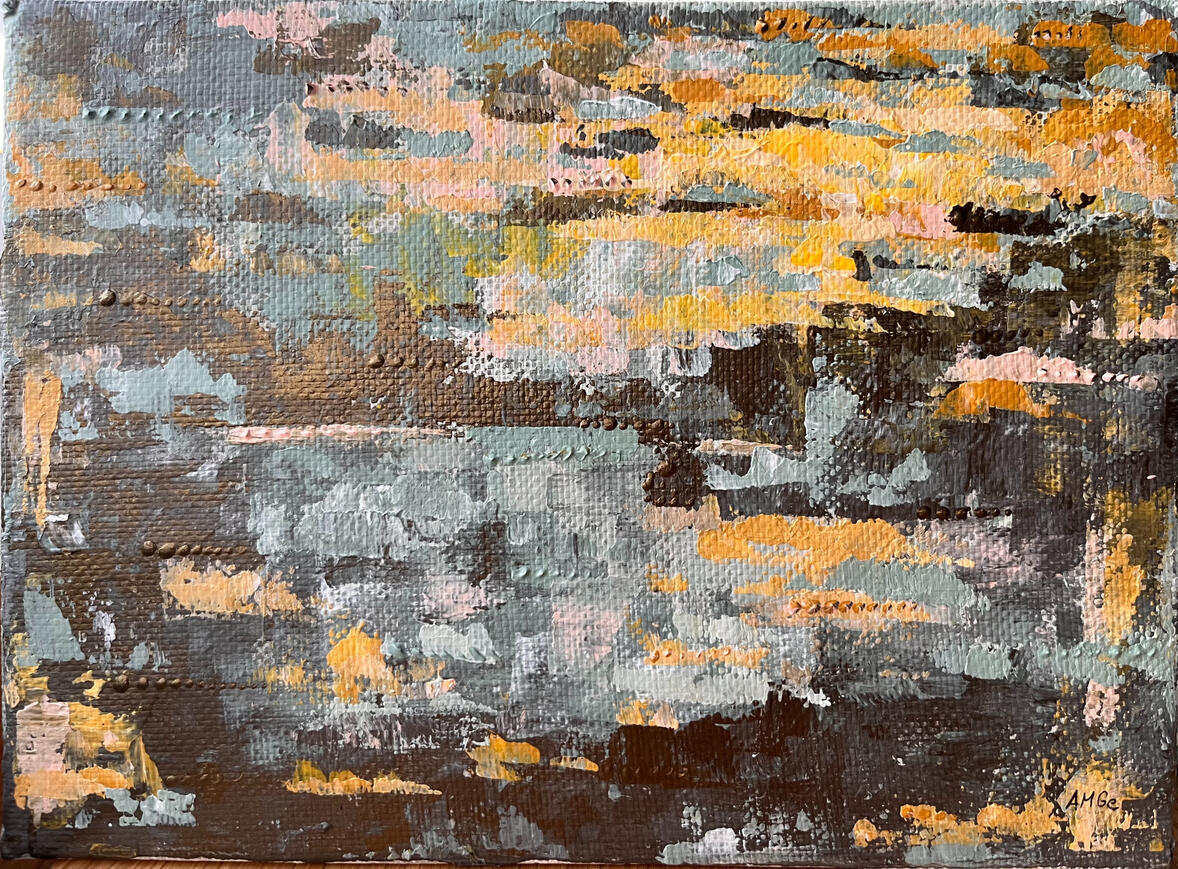 Above Traunsee 25x19cm (SOLD)