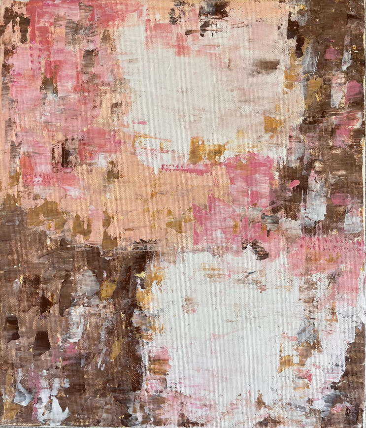 Rose whispers 33x28cm (SOLD)